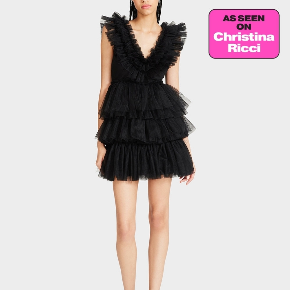 Betsey Johnson Tulle Tiered Dress